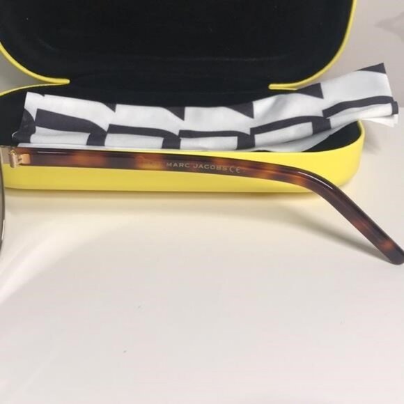 New Authentic Marc Jacobs MARC 522/S Sunglasses – Gold Havana / Brown Gradient - Picture 12 of 13